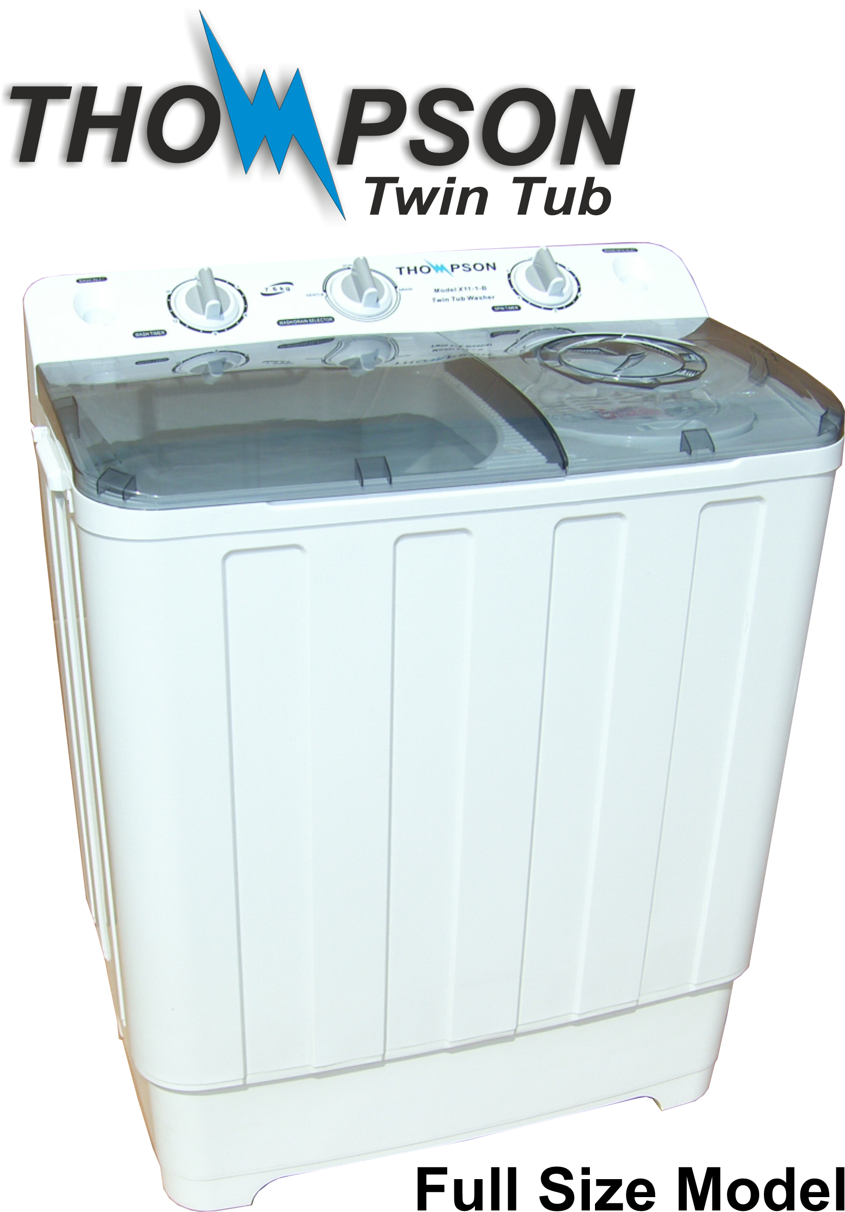 Thompson Twin Tub Washing Machine Model X11-1-B BRAND NEW